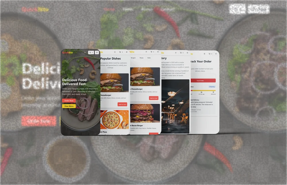 Fast Food Restaurant Website